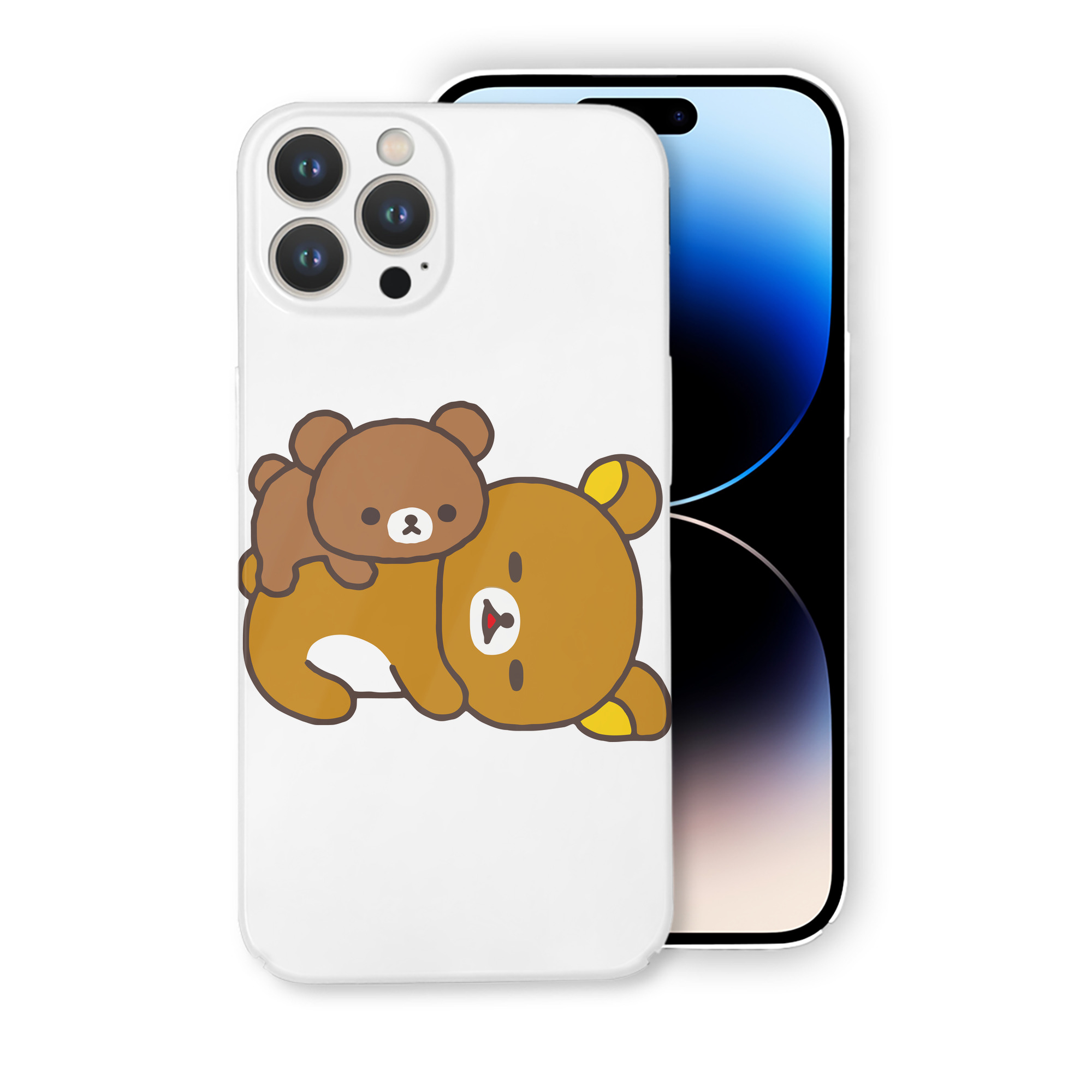 （画像用） リラックマ リラックマ キイロイトリ Rilakkuma Korilakkuma Kiiroitori 【iPhone 14シリーズ対応】ハードケース